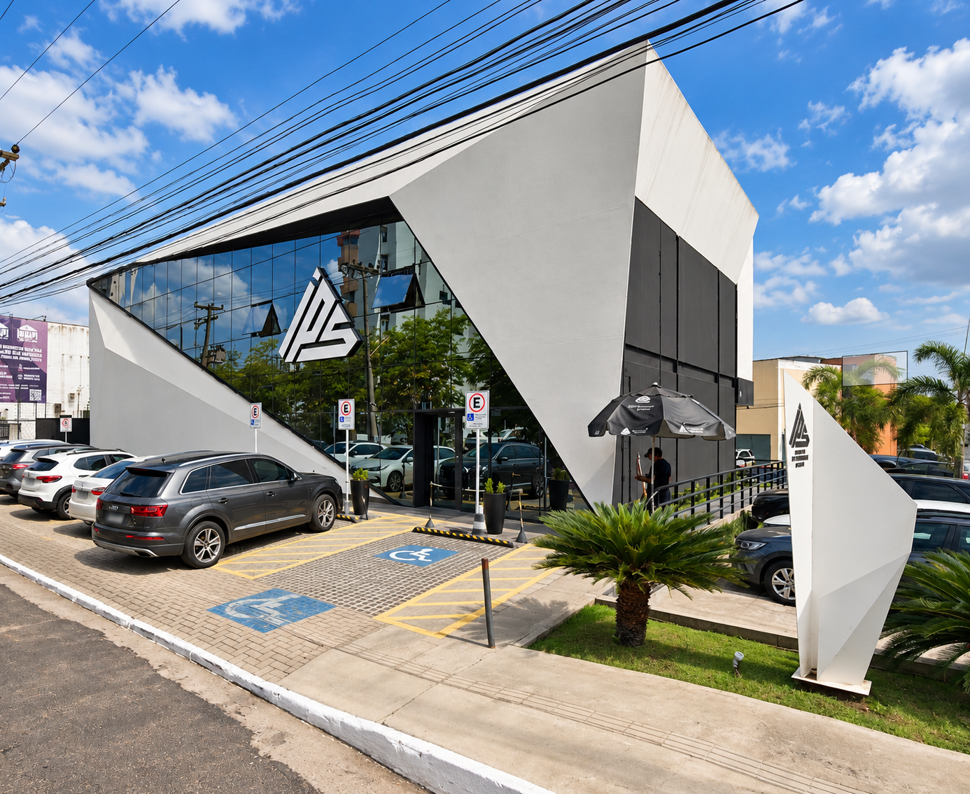 Fachada real do PS Training Center em Teresina